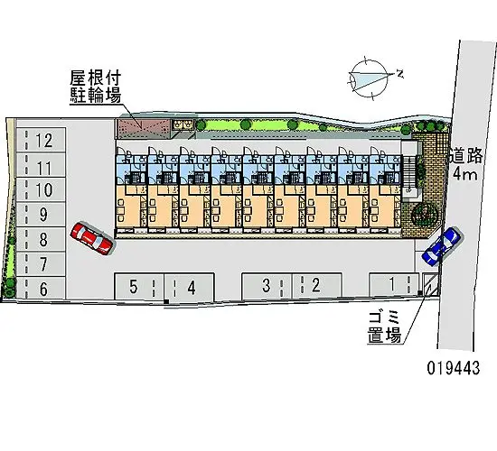 ★手数料０円★福岡市早良区梅林６丁目　月極駐車場（LP）